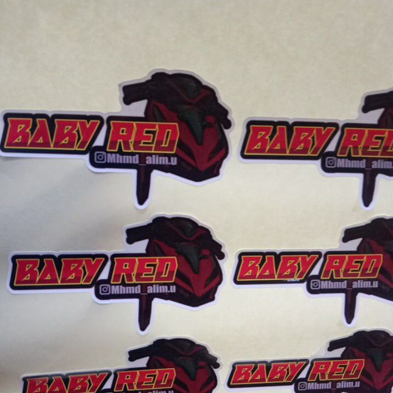 

stiker vynil print cut A3+