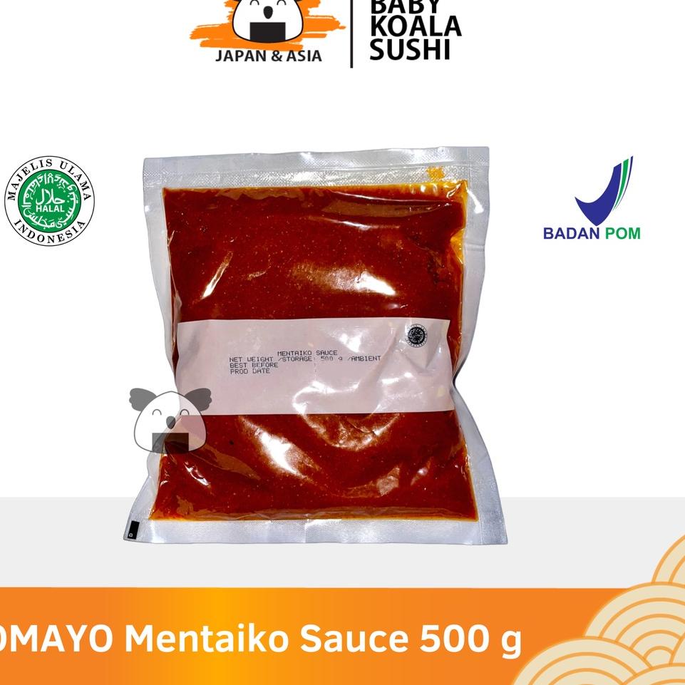 

✭ [EXP ] OMAYO Mentaiko Sauce 500 g Halal | Biang Saus Mentaiko ♤