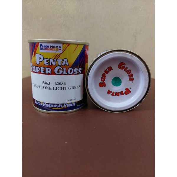 cat duco penta nc candytone light green  super gloss / candytone hijau terang 200 gram