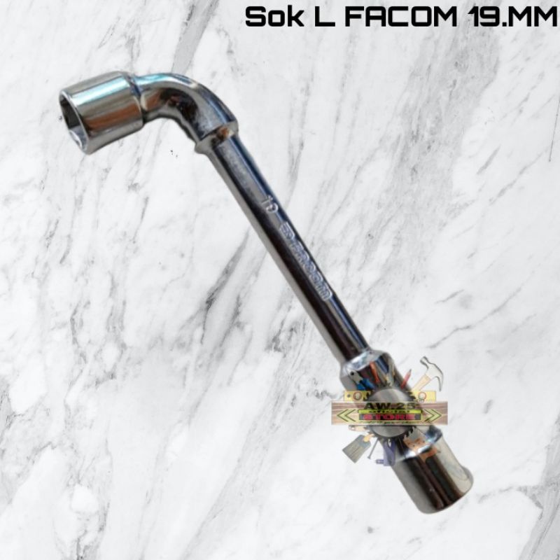 Kunci Sok L 19mm Facom