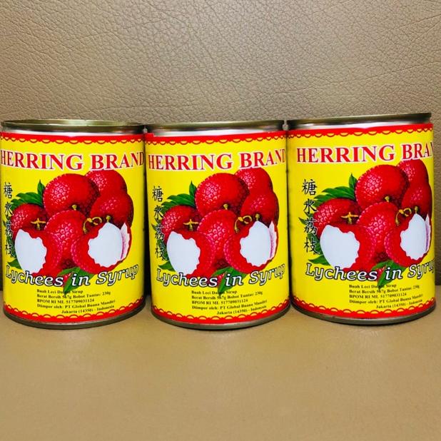 

2.2 SUPER PROMO Buah kaleng leci lychees 567gr herring ...,,