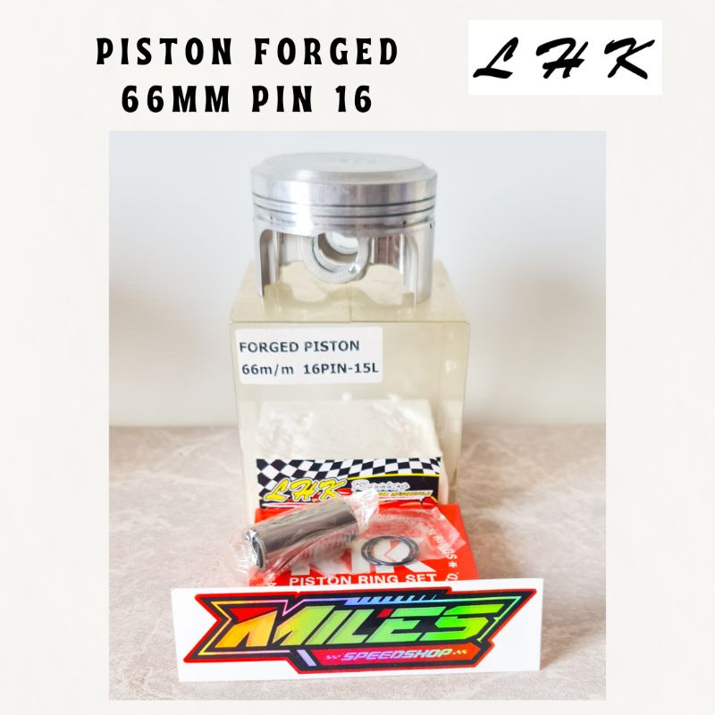 Piston Forged LHK 66mm Pin 16