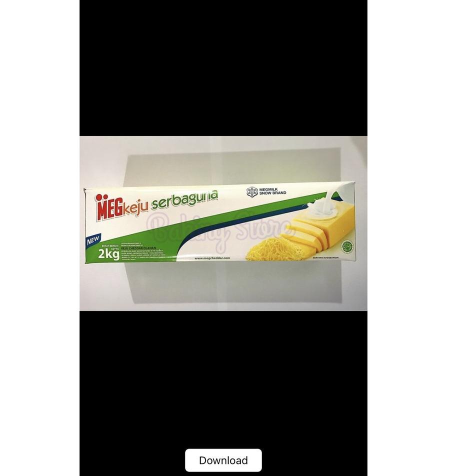 

☈ Keju Cheddar Meg Meg Serbaguna 2kg ☆