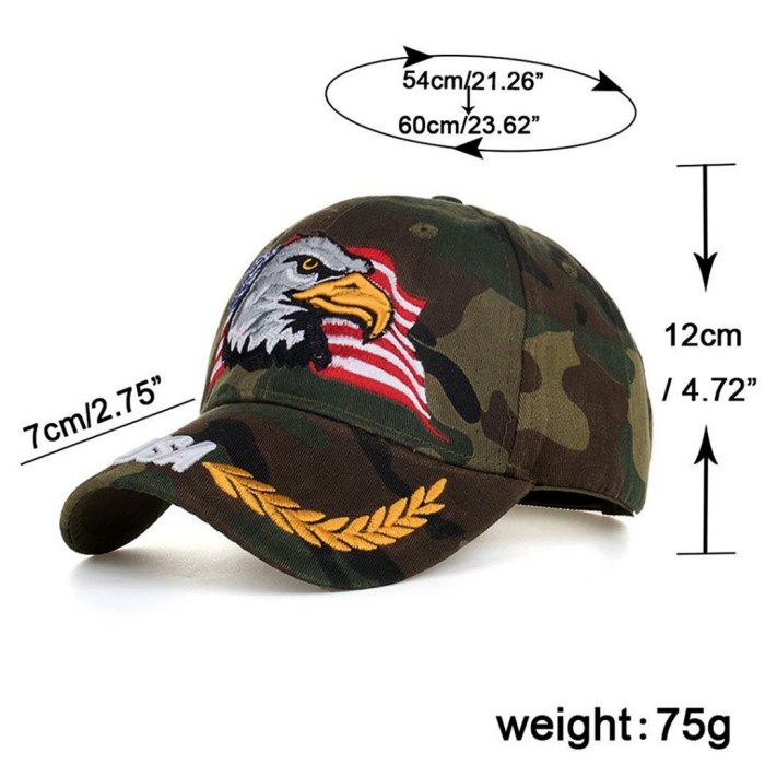SALE -SALE TOPI IMPORT BASEBALL PRIA EAGLE EYE HAT ORIGINAL TERMURAH - Blue  3.1.23