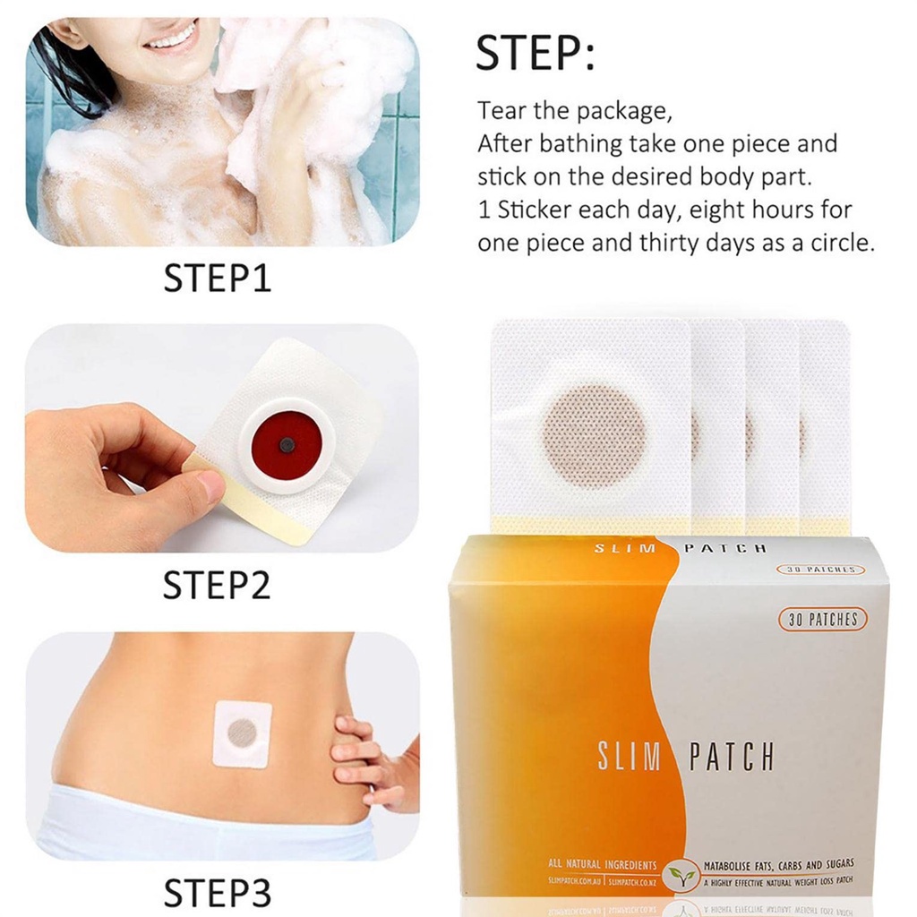 Koyo Pelangsing Slim Patch Koyo Pelangsing Badan Magnetic Pembakar Lemak Pelangsing Badan Detox Lembaran Perekat Pelangsing Badan Obat Cina Navel Slimming 10Pcs