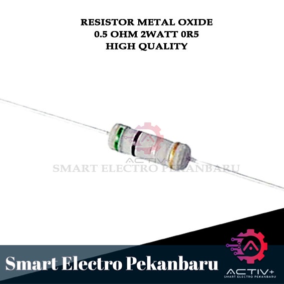 ORIGINAL RESISTOR 0R5 2W 0.5 OHM Metal Oxide 5% 0.5OHM 2 WATT 0,5 2 W RESISTOR 2WATT 0.5OHM 0R5OHM 0
