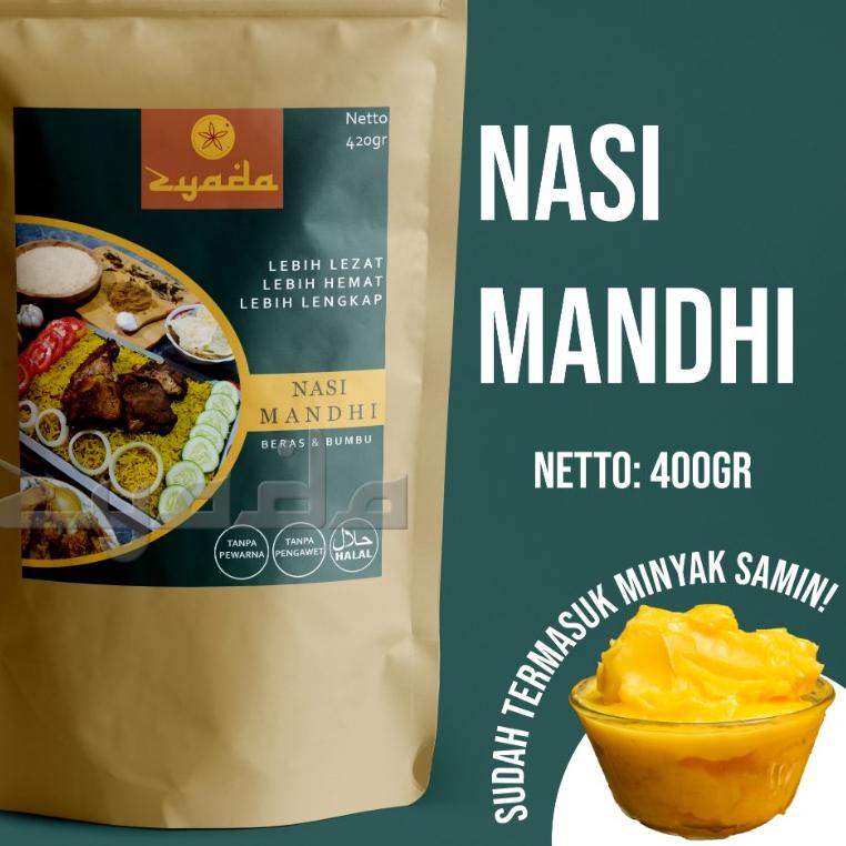 

™ Nasi Mandhi Instan Zyada 400gr (4-5 Porsi) Beras Bumbu Mandhi Minyak Samin ✯