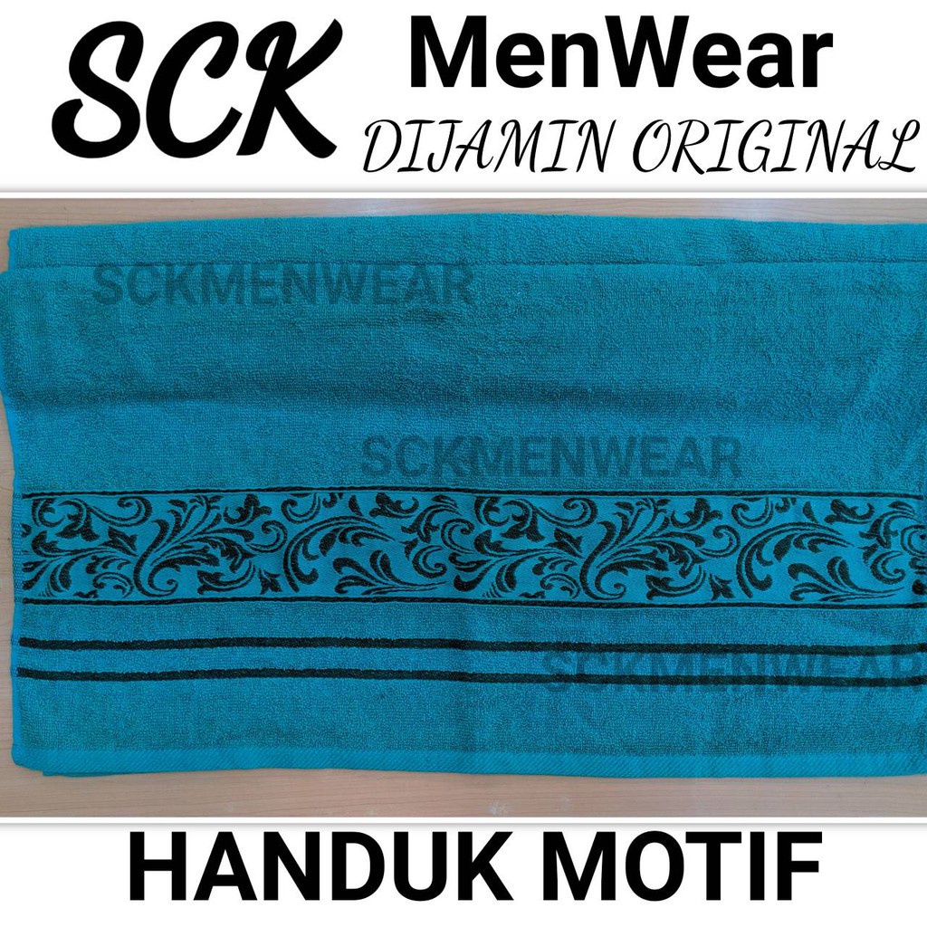 Handuk LANCAR 140x70cm Motif Batik Jumbo Besar / Perlengkapan Mandi Pria Wanita Dewasa - sckmenwear GROSIR