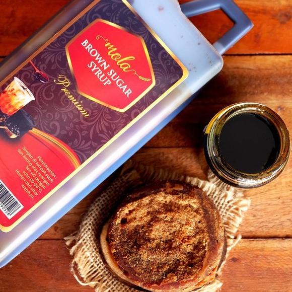 

♛ Mola Brown Sugar Cair 1 Liter Premium seperti Xing Fu Tang, Tiger, Kokumi Sugar dll ☁