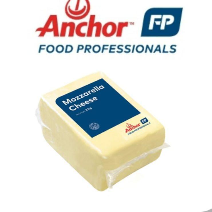 

❉ ANCHOR keju blok mozzarella cheese 500 gram ←