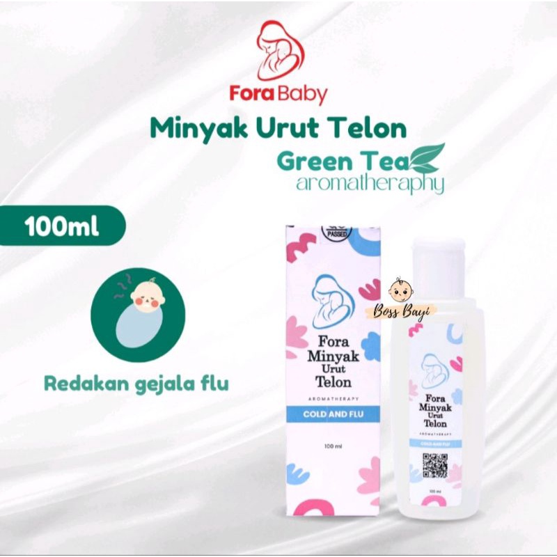 FORA - Minyak Urut Telon Bayi | Fora Could Flu (Green Tea) | Fora Bugs Away (Lavender)