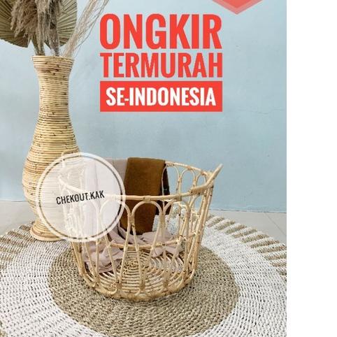 ➮ Laundry bag aesthetic/snidad ikea/keranjang baju ikea/keranjang serbaguna murah lucu/keranjang rot