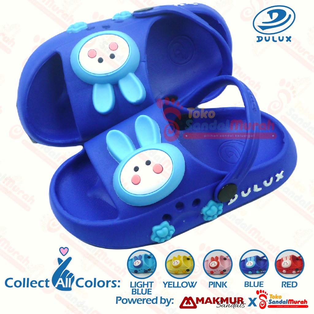 Toko Sendal Murah - Sandal Anak Perempuan Uk 24 - 29 / Sandal Anak Motif Bunny Lucu / Sandal Anak Perempuan Tali Belakang / Sandal Gunung Anak Perempuan [Toko Sendal Murah Kids 04 M 508 KLC]