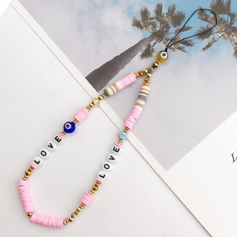 Ins Bohemian Eyes of Devil Universal Handmade Rantai Manik-Manik Anti Hilang Untuk iPhone Android OPPO VIVO Huawei Xiaomi Redmi Samsung Semua Ponsel Earphone Shell Strap