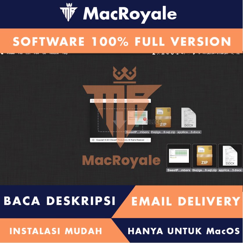 [MacOS] eMail Address Extractor Full Version Lifetime Full Garansi