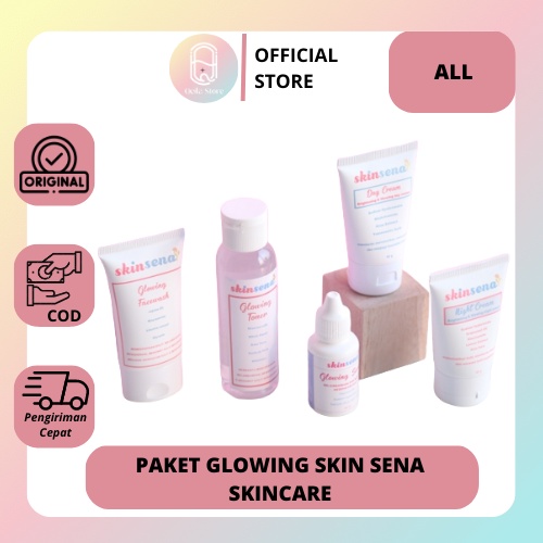 QEILA - PAKET GLOWING SKIN SENA SKINCARE | BPOM | READY