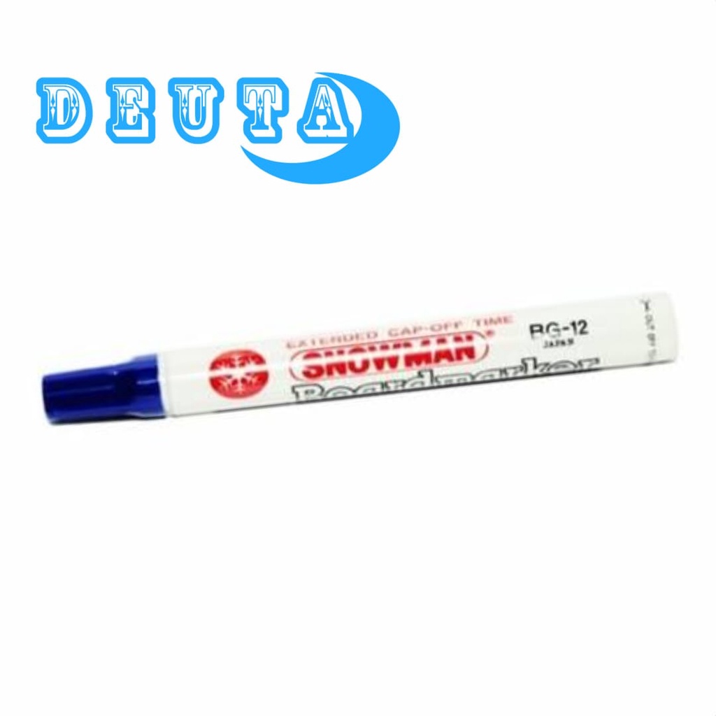 

Spidol Permanen Snowman G 12 Hitam Biru