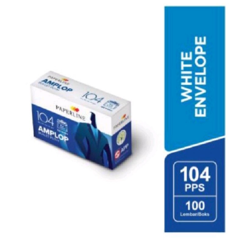 

1 Box Amplop Paperline No.104 Putih Polos Dengan Perekat