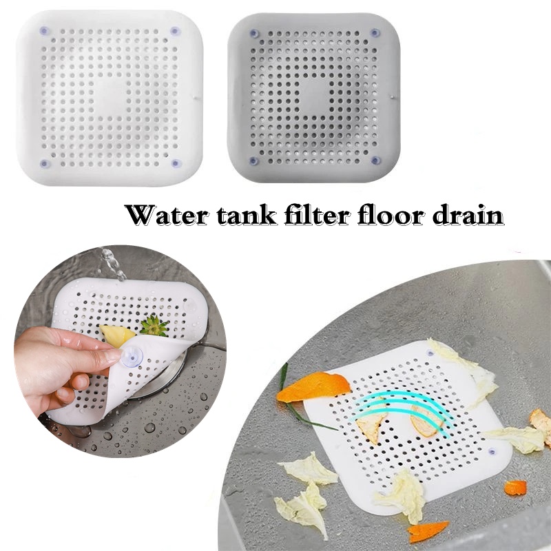 Wastafel Rumah Tangga Kolam Selokan Serba Serbi Filter Kamar Mandi Rambut Silikon Anti-blocking Suction Cup Floor Drain Cover Aksesoris Dapur Praktis