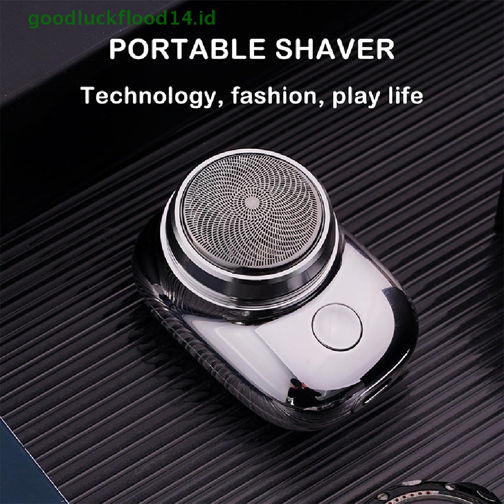 [GOOGFOUR] Alat Cukur Elektrik Pria Mini Shave Portable Travel Electric Pocket Size Shaver [TOP]