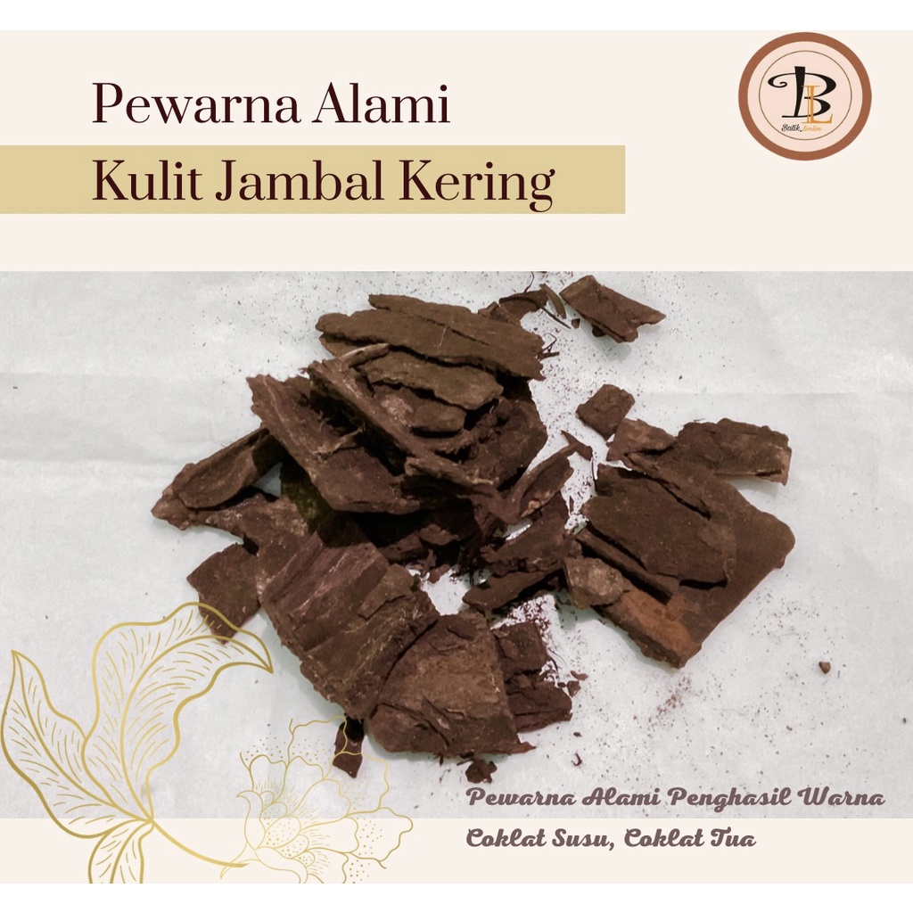 KULIT KAYU JAMBAL PEWARNA ALAMI BATIK DAN ECOPRINT - 500gr