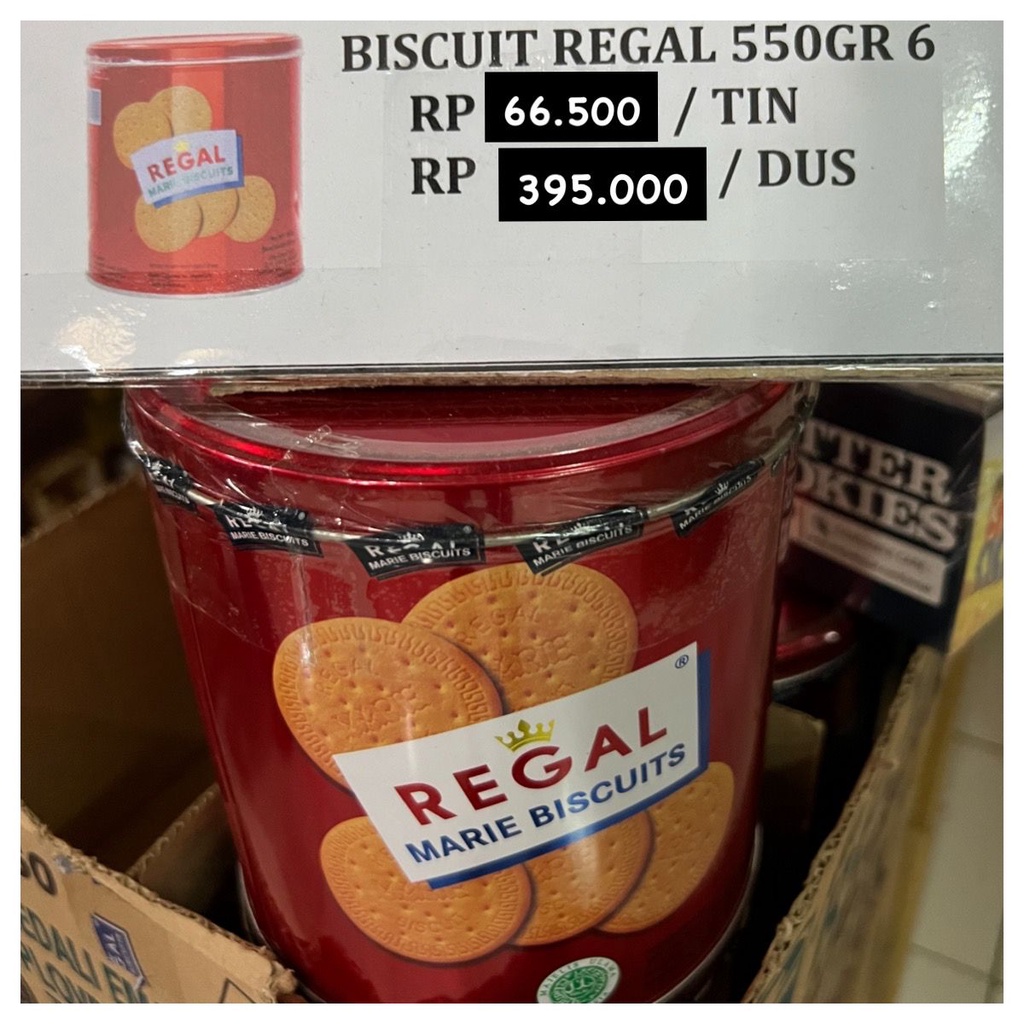 

Biskuit kaleng regal kecil 550gr