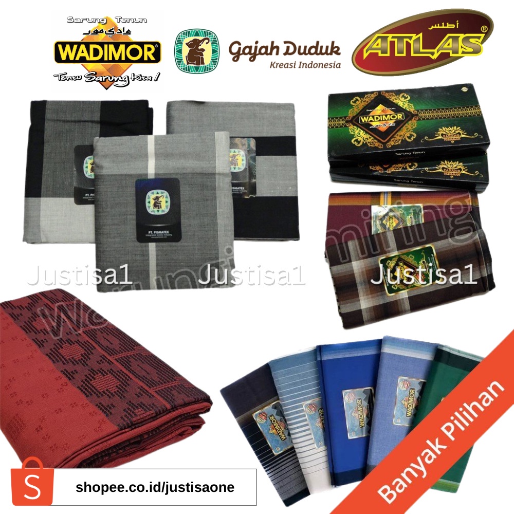 Sarung Aneka Merek Tanpa Kemasan Kotak - 3 pcs per kg - Kain Samping Dewasa Laki Pria Cowok Cowo Remaja Tanggung Harga Hemat Grosir Kodi Kodian Lusinan Murah Busana Pakaian Muslim Islam Sholat Hitam Putih Polos Motif Premium Exclusive Sehari Hari Harian