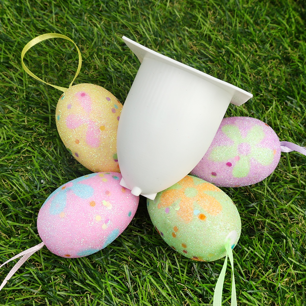 Paskah 3D Berbentuk Telur Lilin Resin Cetakan Coklat Mousse Baking Alat DIY Kerajinan Ornamen Dekorasi Rumah Simulasi Telur Cetakan Silikon Perlengkapan Pesta