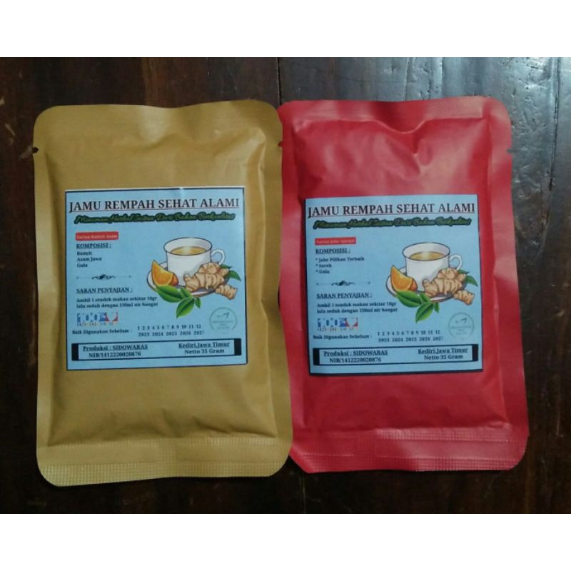 

Kunyit Asam +Jahe 2pcs Jamu Herbal Banyak Manfaat