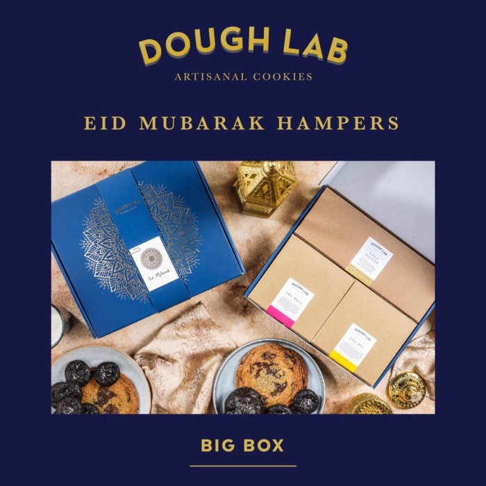 

BIG BOX HAMPERS DOUGHLAB COOKIES JAKARTA EID MUNARAK LEBARAN - Big box a