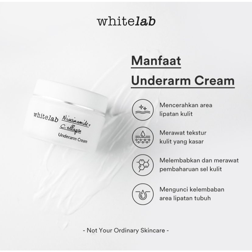 WHITELAB UNDERARM CREAM/ PENCERAH AREA LIPATAN KULIT