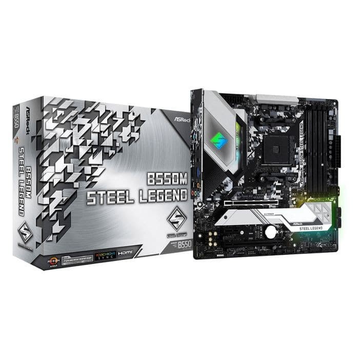 (BUNDLE) ASROCK B550M STEEL LEGEND + AMD RYZEN 5 5600G