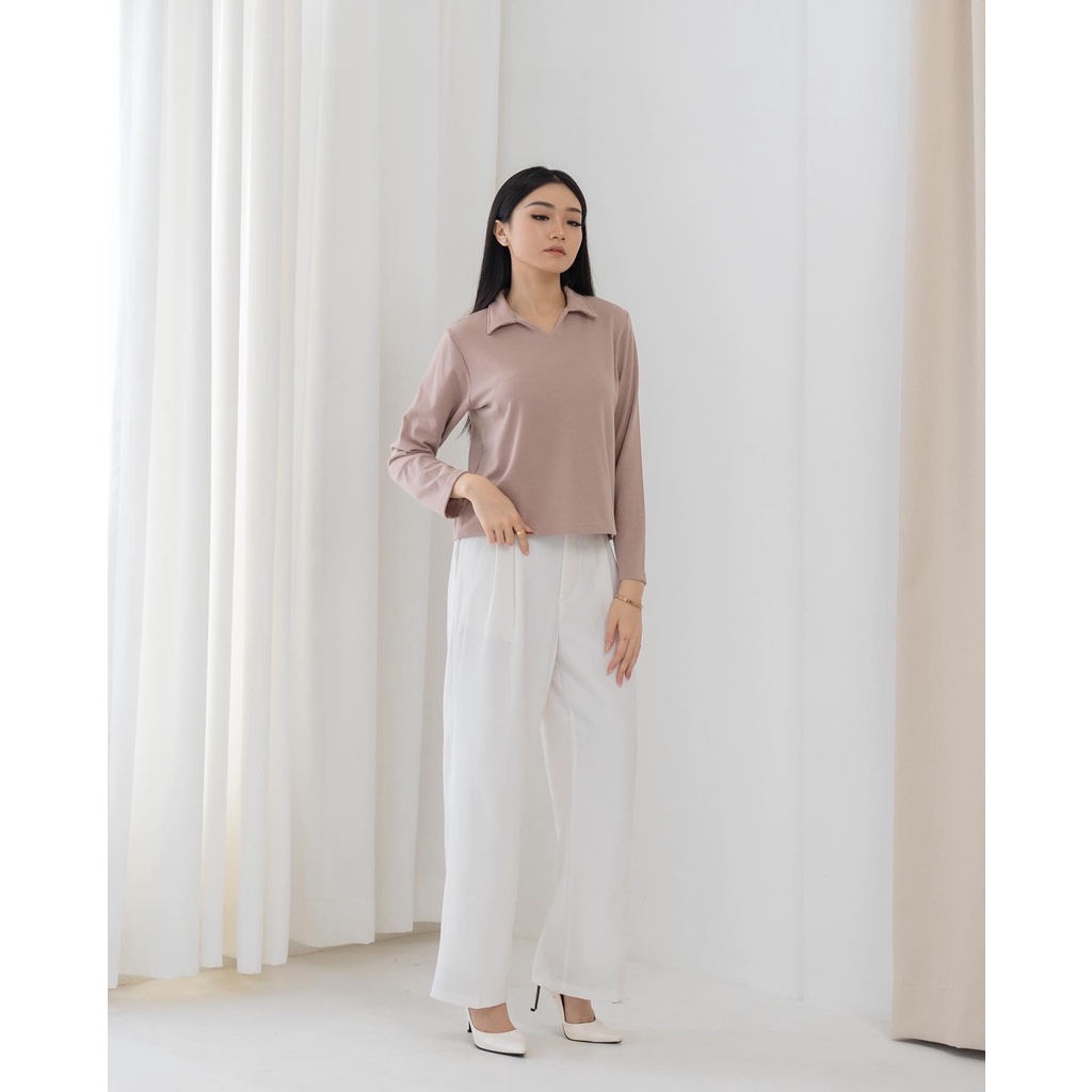 Beige Studio - Khloe Top / Blouse Lengan Panjang