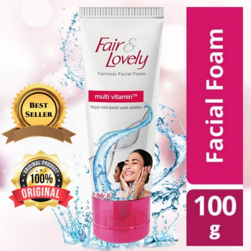 FAIR | GLOW &amp; LOVELY Fairness Multi Vitamin Facial Foam 100gr