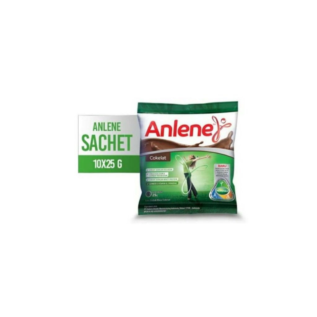 

Anlene Sachet Rasa Cokelat & Vanila 1 Renceng isi 10 Sachet