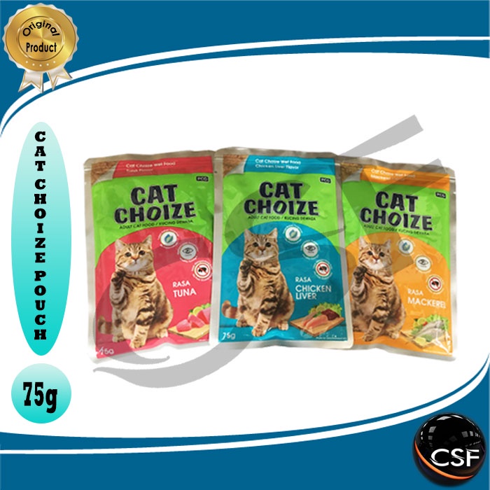 Makanan Kucing Basah CAT CHOIZE Pouch Adult 75gr