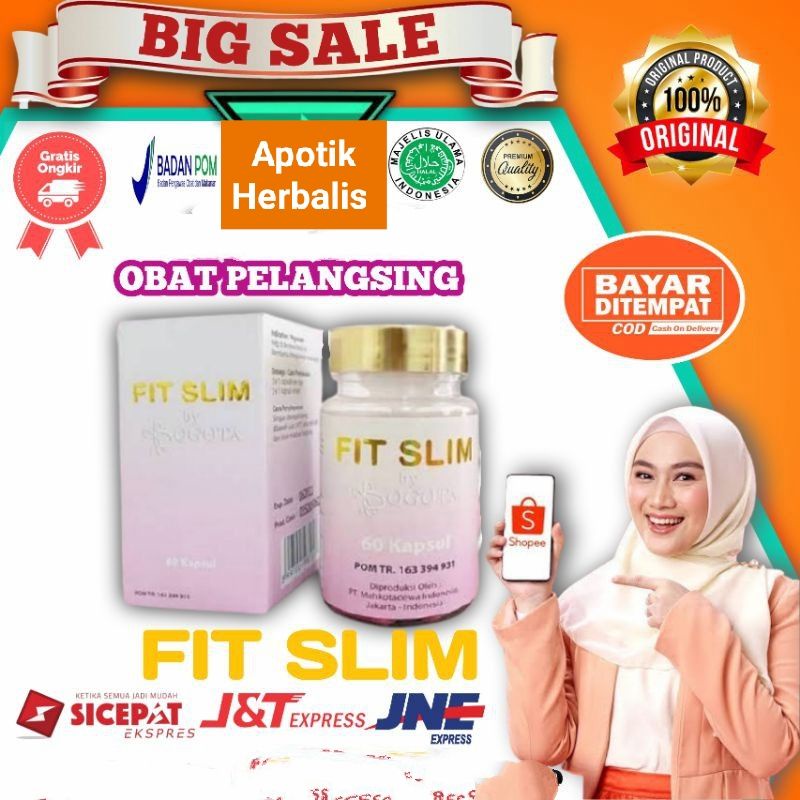 Fit Slim Pelangsing Badan Herbal Original Bpom