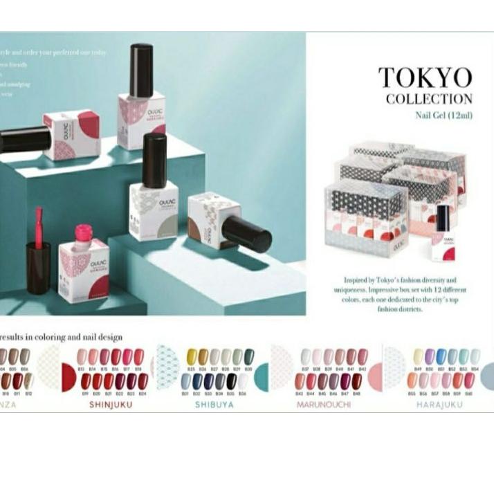 ♡ HALAL GEL KUTEK GEL HALAL OULAC BOTOL NAIL GEL POLISH SERIES SATUAN HALAL TOKYO COLLECTION ➣