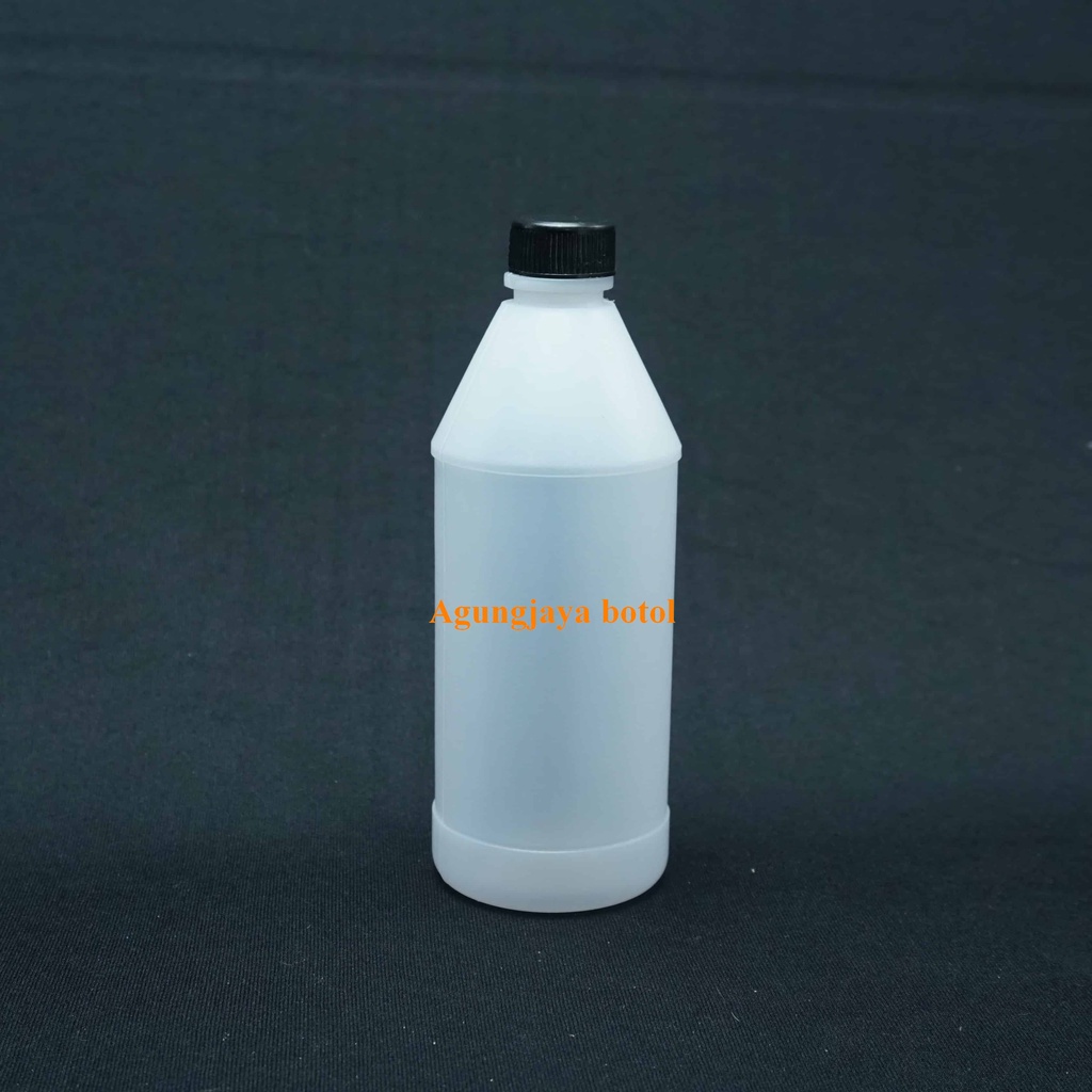Botol 200 Ml Bulat Natural Hdpe / Botol Hdpe / Botol Hdpe Kosmetik / Botol Aseton / Botol Alcohol /B