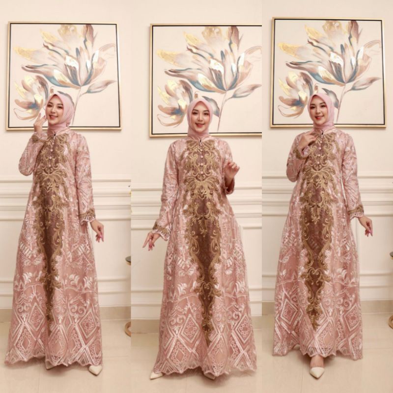 KEBAYA ORIGINAL//KEBAYA MODERN//LEONORA DRESS//BAJU PESTA LAMARAN//SERAGAMAN KELUAGA//BAJU WISUDA//By Pelangi Jaya