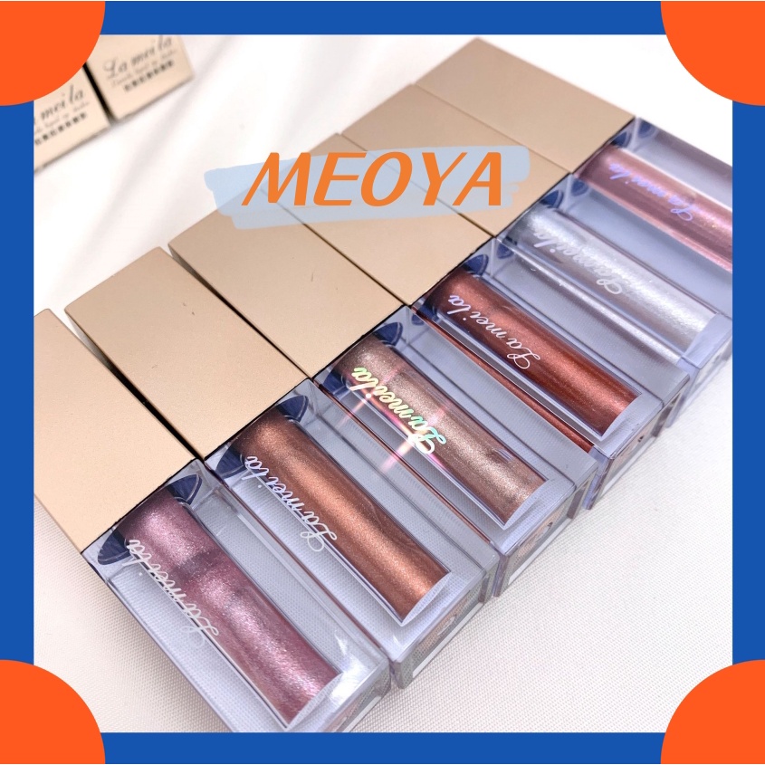 Bayangan mata cair monokrom glitter sequins mutiara cair air tahan tidur cacing sutra kristal polari