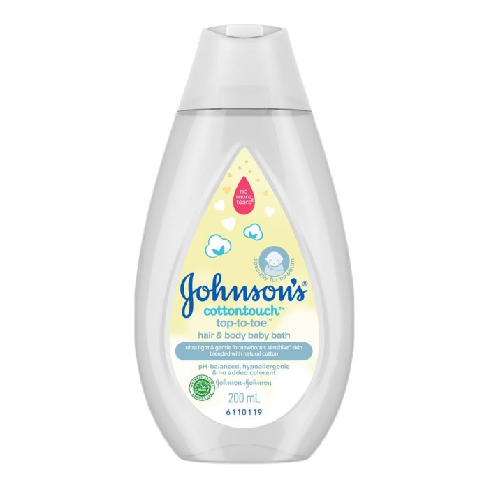 JOHNSON BABY TOP-TO-TOE COTTON TOUCH BATH 200