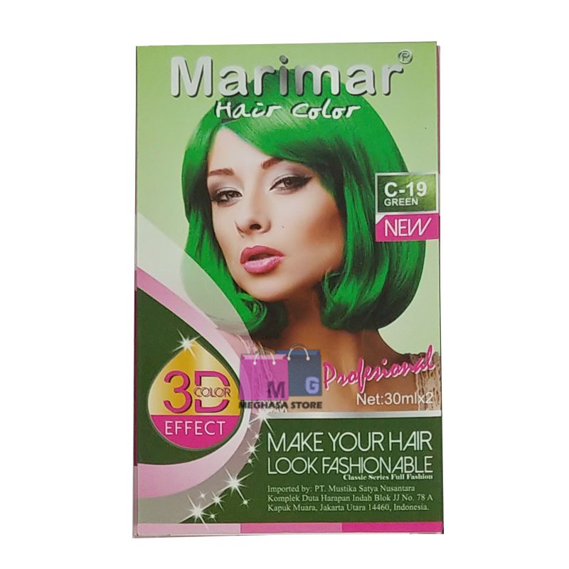 MARIMAR HAIR COLOR 30 C-19 GREEN