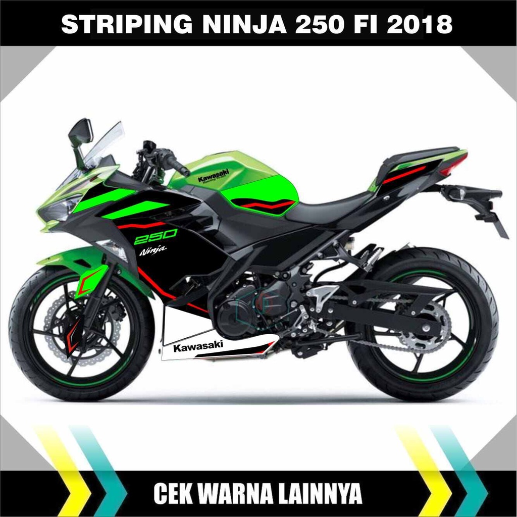 STRIPING VARIASI NINJA 250 FI 2018/2020 NINJA FI 250 2018