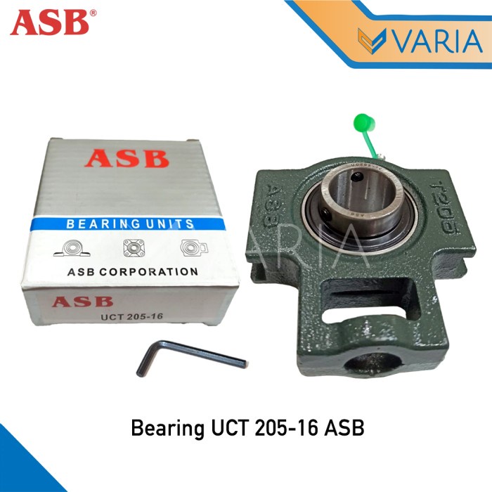 Bearing UCT 205-16 ASB As 25.4 mm 1 Inch Laher Pillow Block Duduk