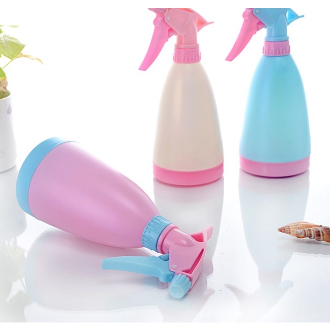 BAJ Botol Spray Semprot 500ml Sprayer Semprotan Burung Tanaman Hewan Kaca Bottle Trigger Candy Color Serbaguna PR134