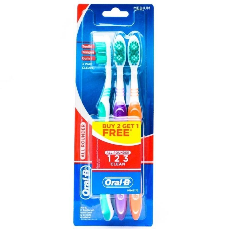 ORAL-B ALL AROUND 123 SOFT 40 3PCS