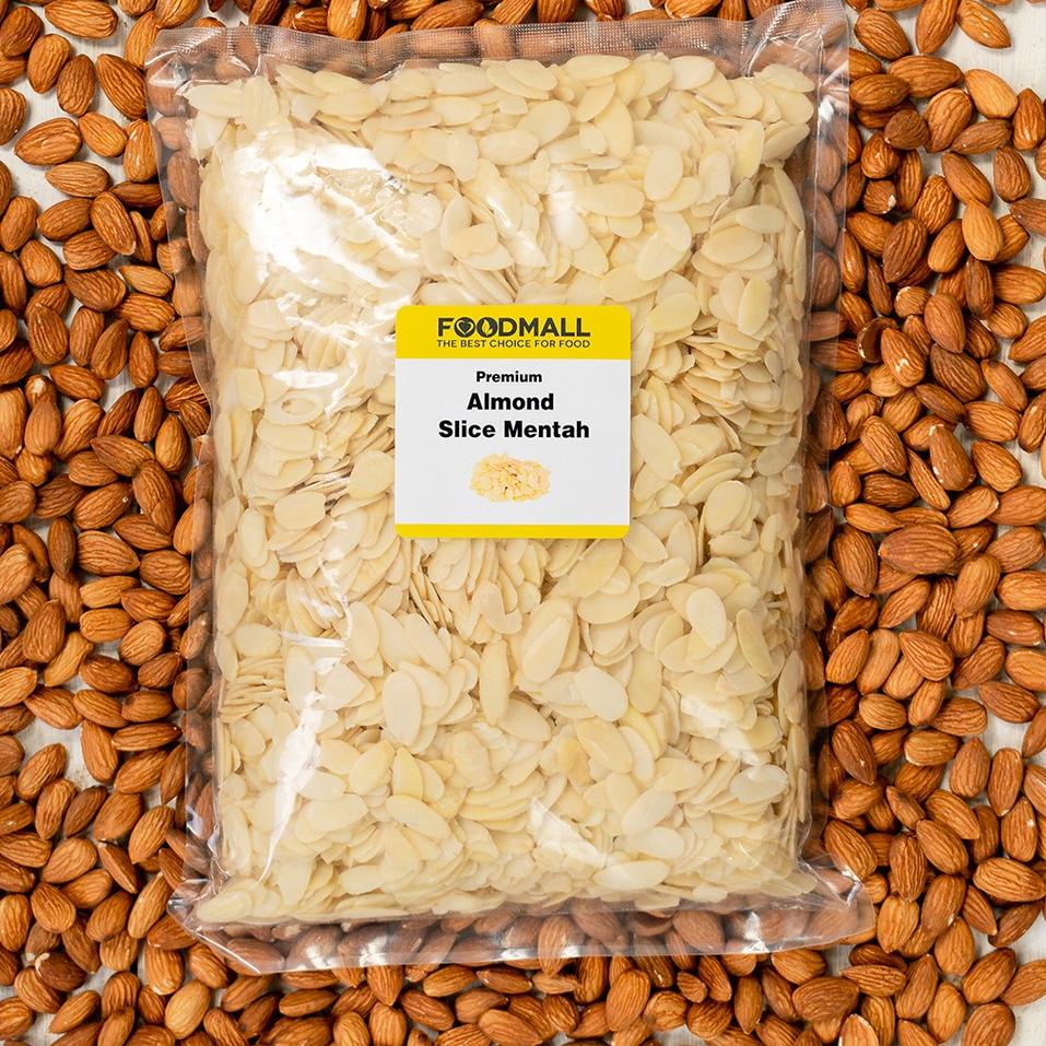 

♪ Almond Slice MENTAH 1 Kg ➾