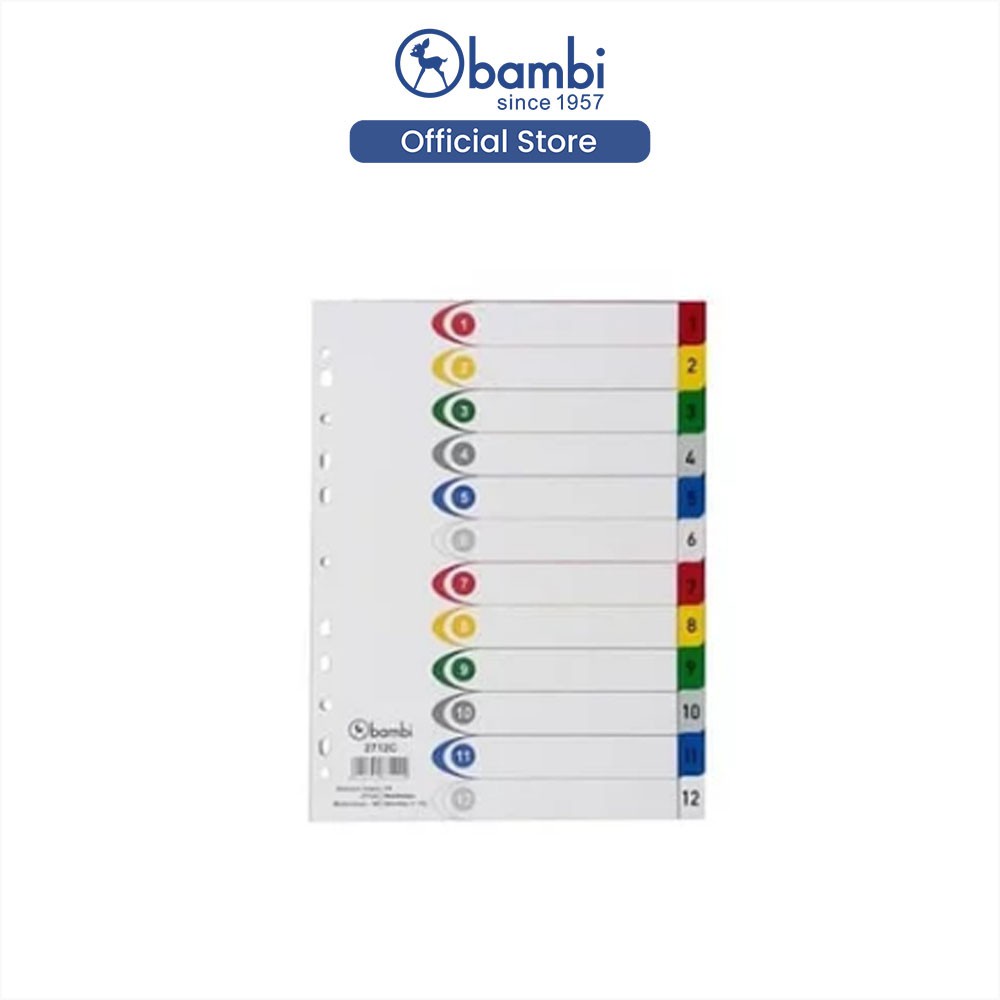 

Terlaris ✨ -Divider & Indexes 2712C - Pembatas Ordner/ Binder/ Dokumen- 2.2.23