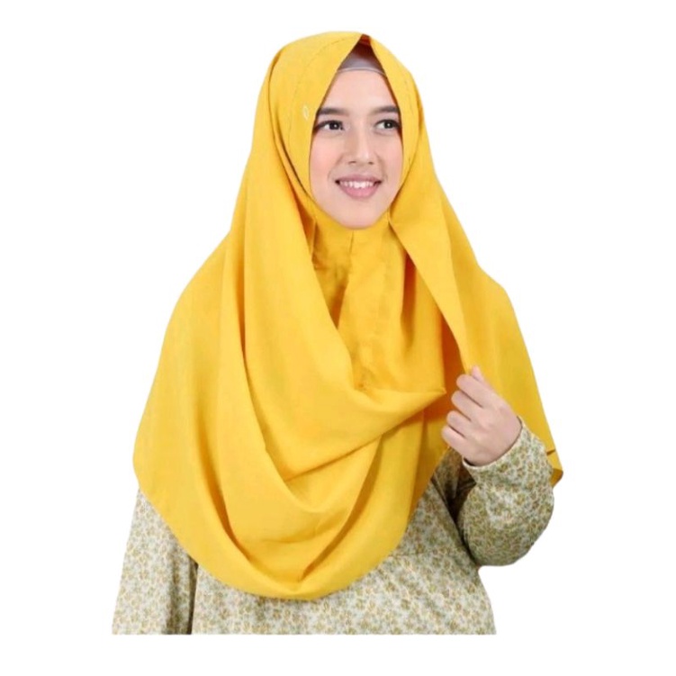 KERUDUNG RABBANI DLUHA WARNA KUNING